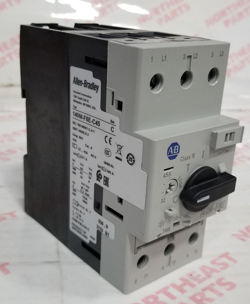 Allen Bradley (AB) Industrial Circuit Breaker 140M-F8E-C45 - Northeast Parts