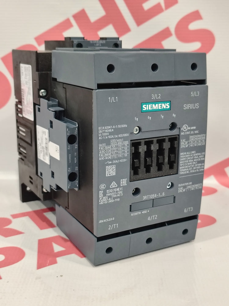 Siemens Contactor 3RT1054-1AF36 - Northeast Parts