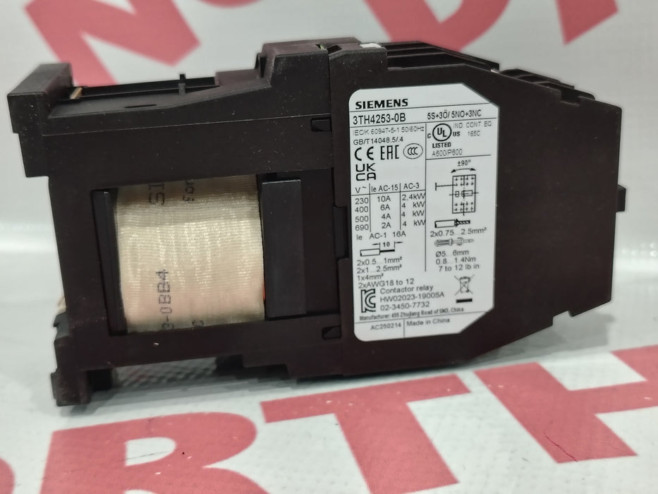 Siemens Contactor 3TH4253-0BB4 - Northeast Parts