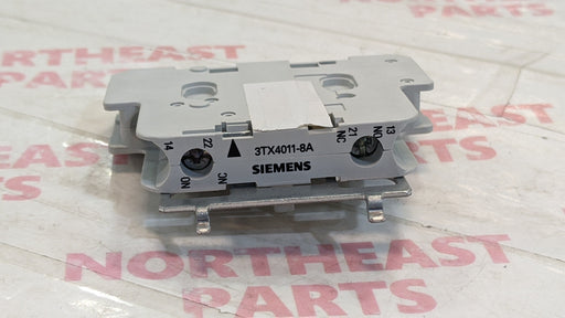 SIEMENS Auxiliary Contact Block 3TX4011-8A - Northeast Parts