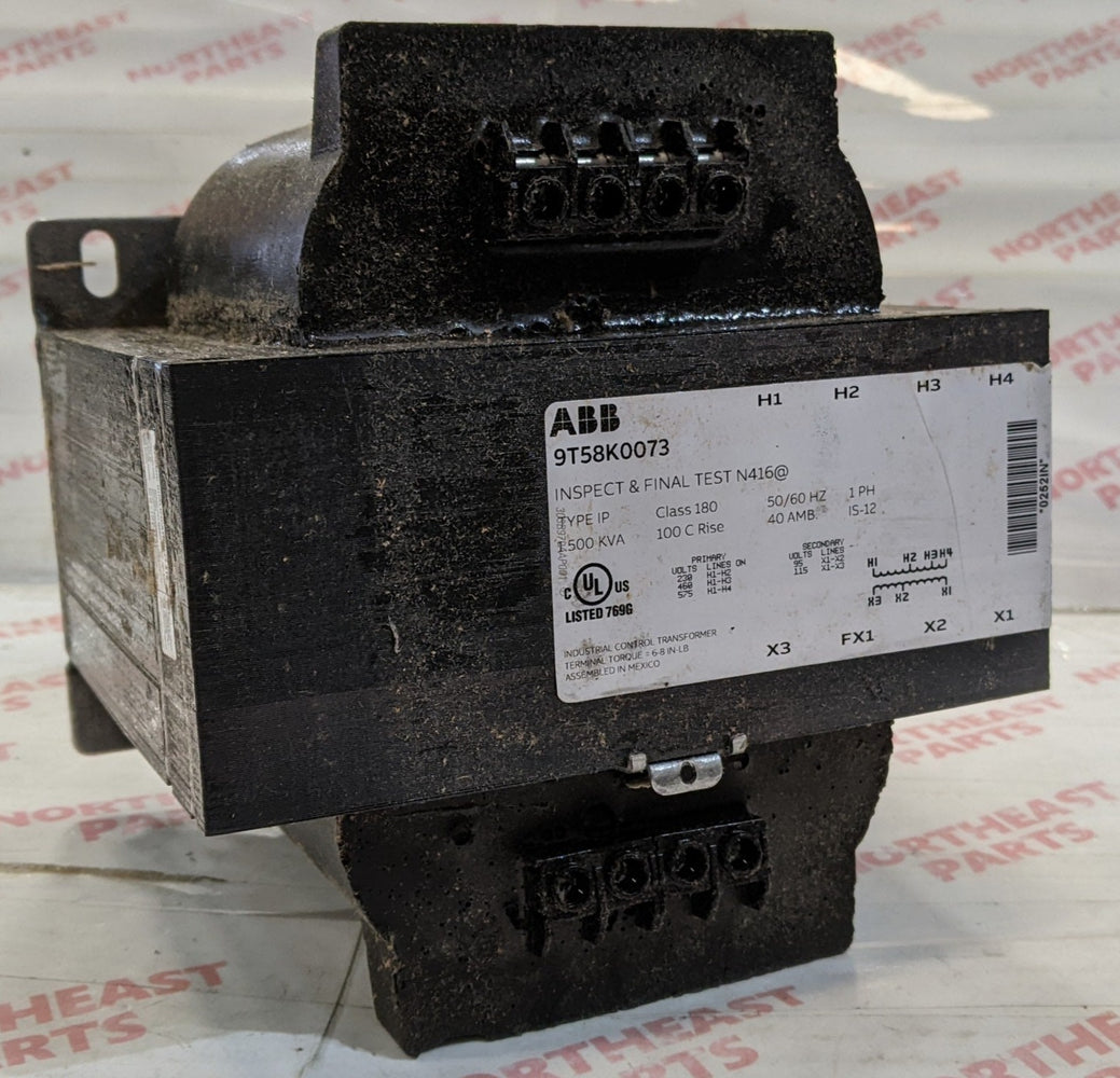 ABB General Purpose Transformer 9T58K0073 - Northeast Parts