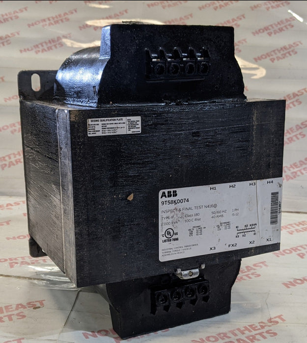 ABB General Purpose Transformer 9T58K0074 - Northeast Parts