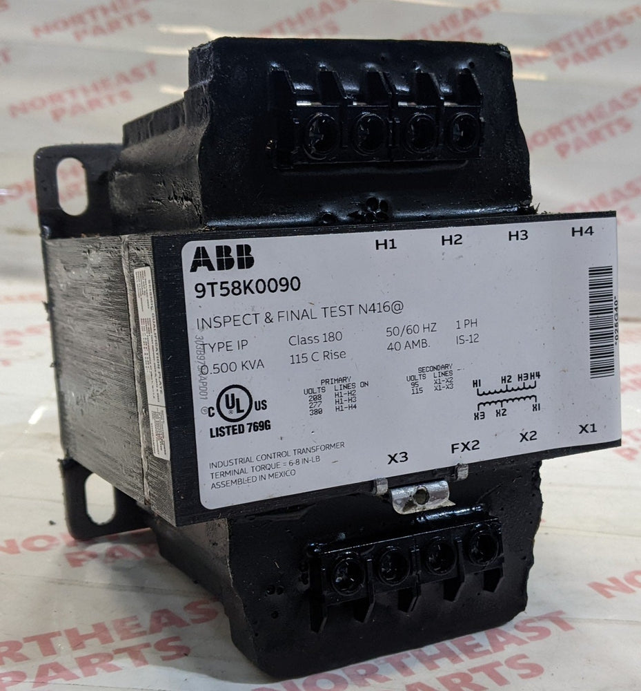 ABB General Purpose Transformer 9T58K0090 - Northeast Parts