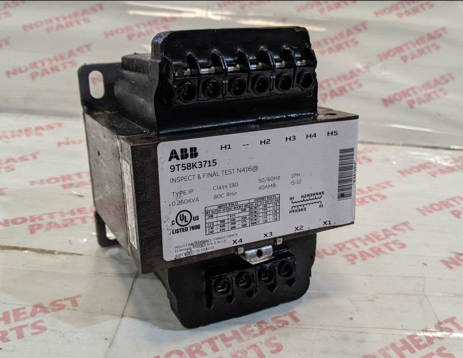 ABB General Purpose Transformer 9T58K3715 - Northeast Parts