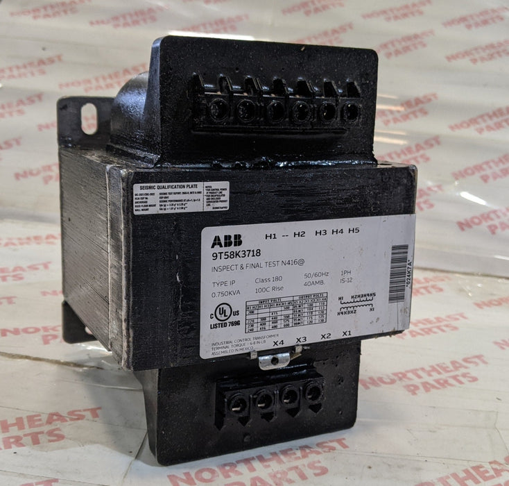 ABB General Purpose Transformer 9T58K3718 - Northeast Parts