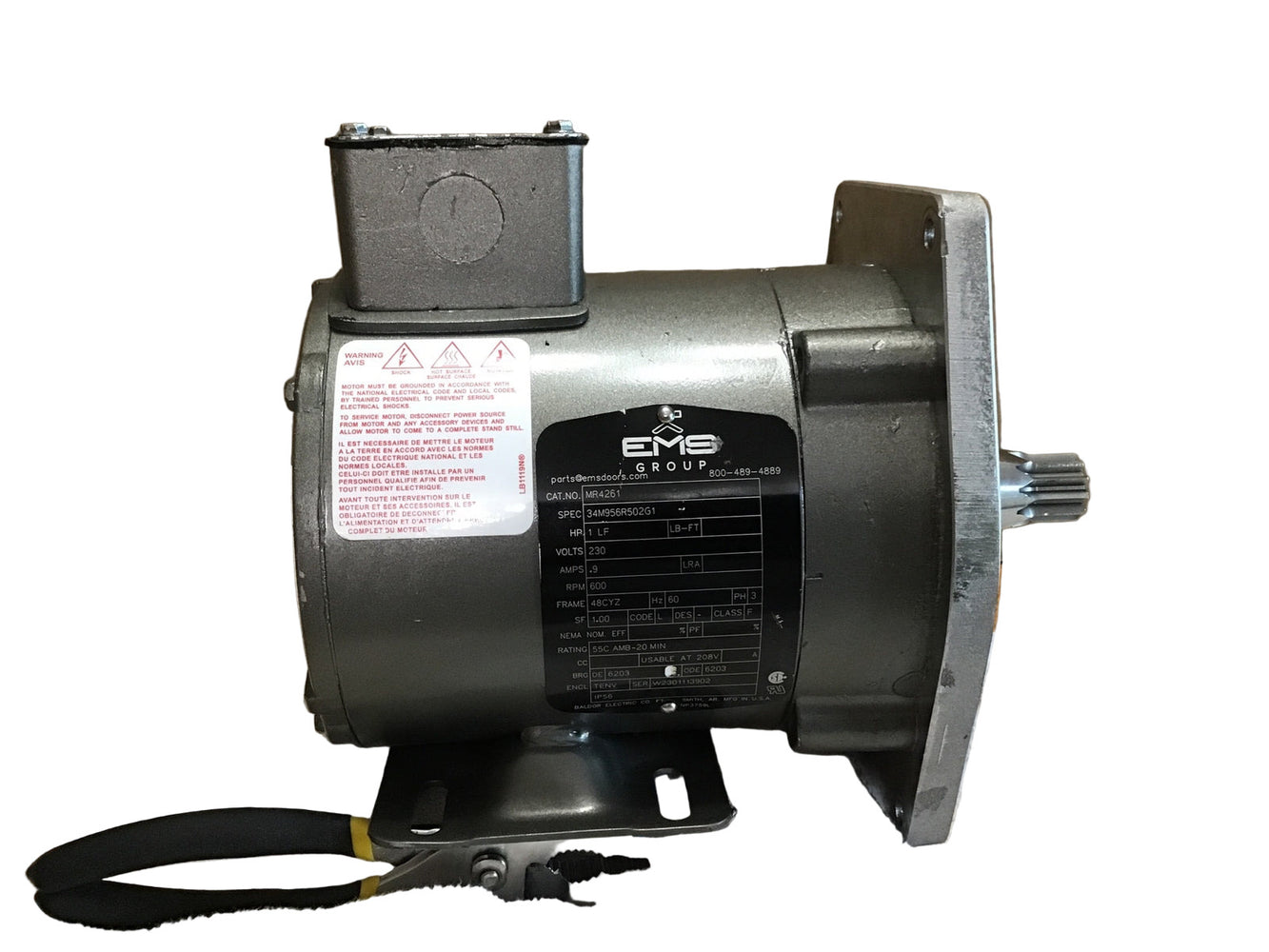 Baldor Motor MR4261 - Northeast Parts