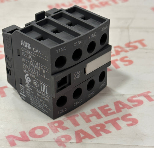 ABB Auxiliary Contact CA4-04E - Northeast Parts