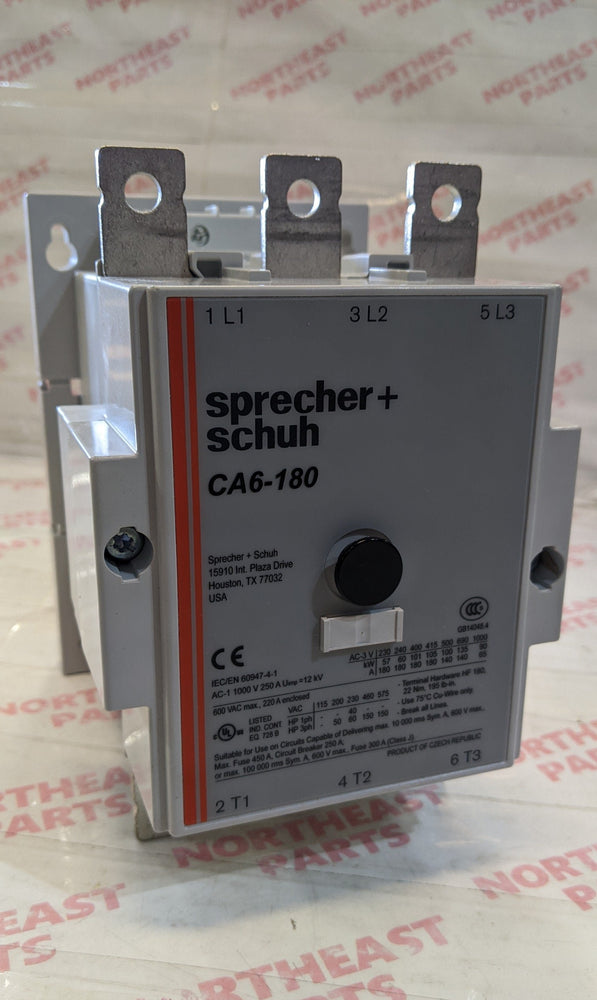 Sprecher + Schuh Contactor CA6-180-11-120B - Northeast Parts