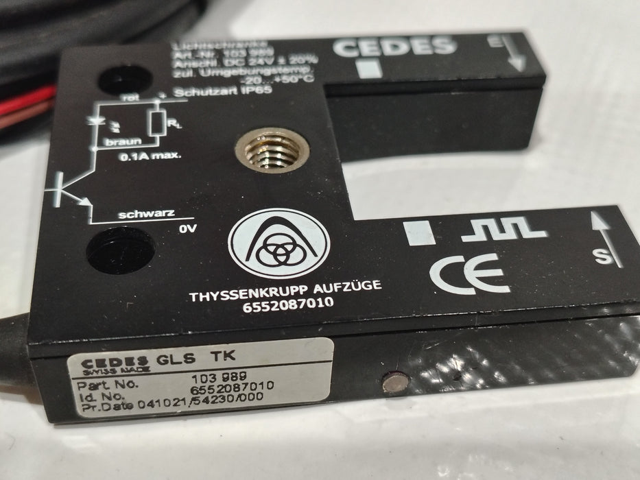 CEDES GLS TK 103989 Photoelectric Leveling Sensor - Northeast Parts
