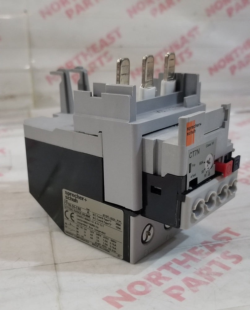 Sprecher + Schuh Thermal Overload Relay CT7N-55-C60 - Northeast Parts