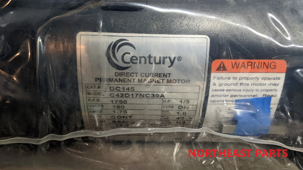Century Permanent Magnet Motor DC145 C42D17NC39A - Northeast Parts