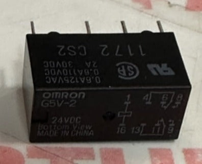 Omron Low Signal Relay G5V-2-DC24 - Northeast Parts