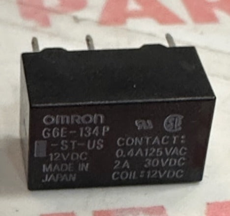 Omron Low Signal Relay G6E-134P-ST-US-DC12 - Northeast Parts