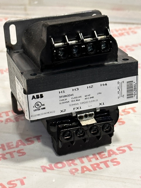 ABB General Purpose Transformer 9T58K0045 - Northeast Parts