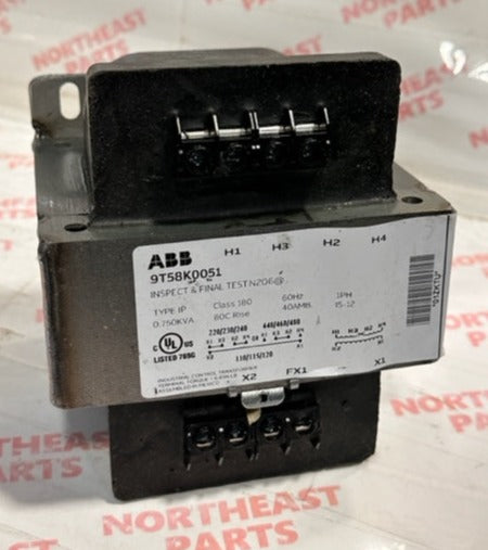 ABB General Purpose Transformer 9T58K0051 - Northeast Parts