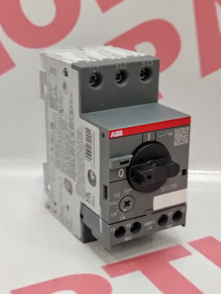 ABB Manual Motor Starter MS116-0.25-HKF1-11 - Northeast Parts