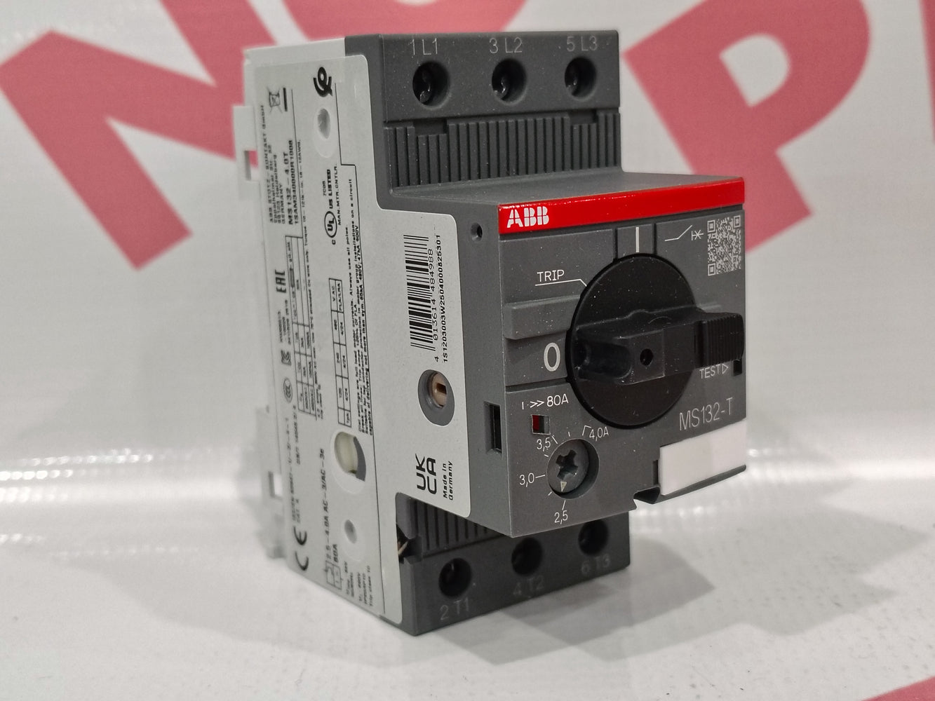 ABB Manual Motor Starter MS132-4.0T - Northeast Parts