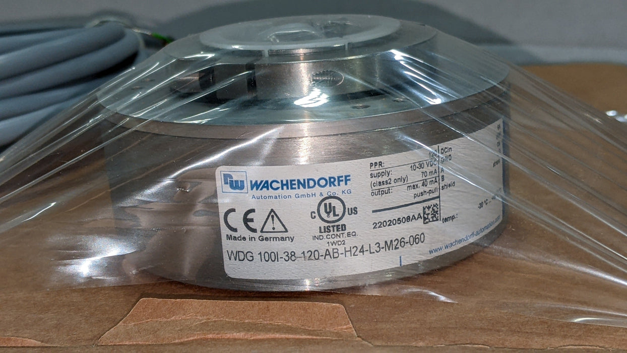 WACHENDORFF ENCODER WDG 100I-38-120-AB-H24-L3-M26-060 - Northeast Parts