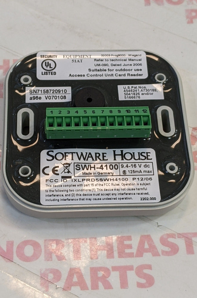 Software House SWH-4100 - Northeast Parts