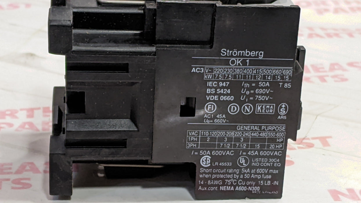 Stromberg Contactor OK 1W10 - Northeast Parts