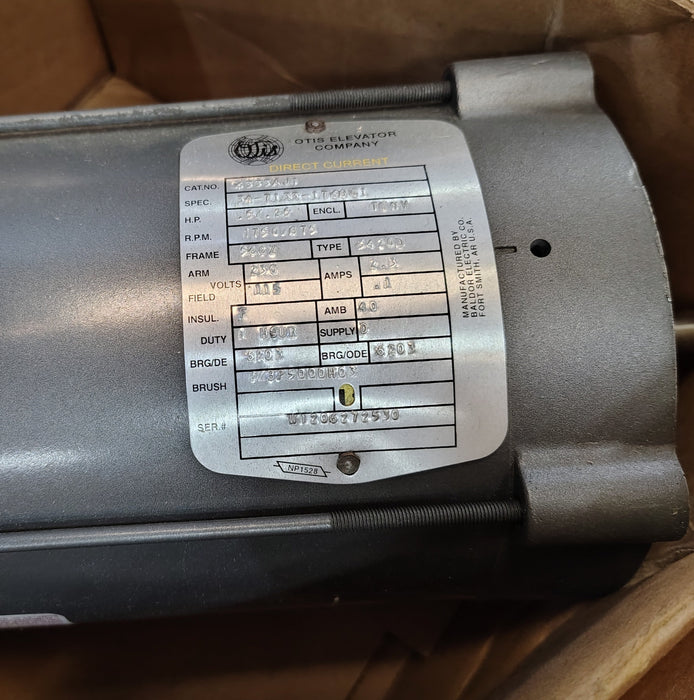 Otis Motor 6333AJ1 - Northeast Parts