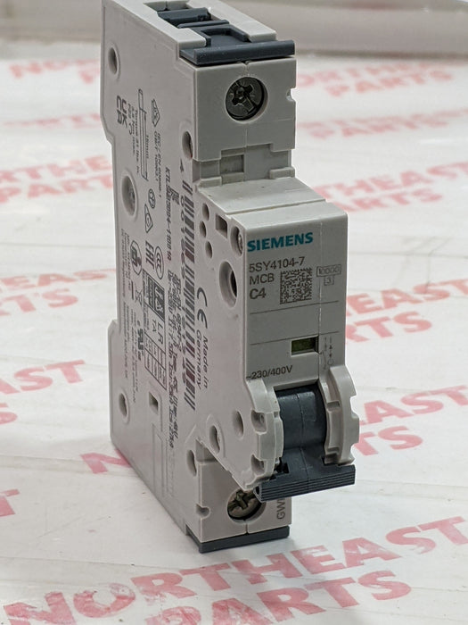 SIEMENS Circuit Breaker 5SY4104-7 - Northeast Parts
