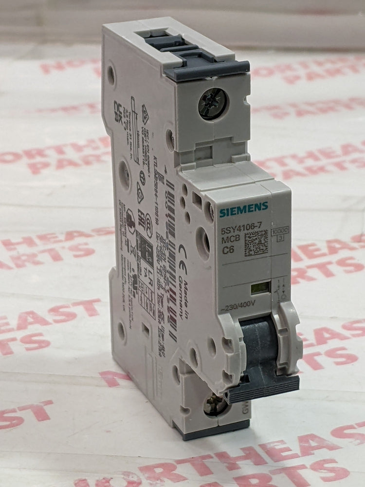 SIEMENS Circuit Breaker 5SY4106-7 - Northeast Parts