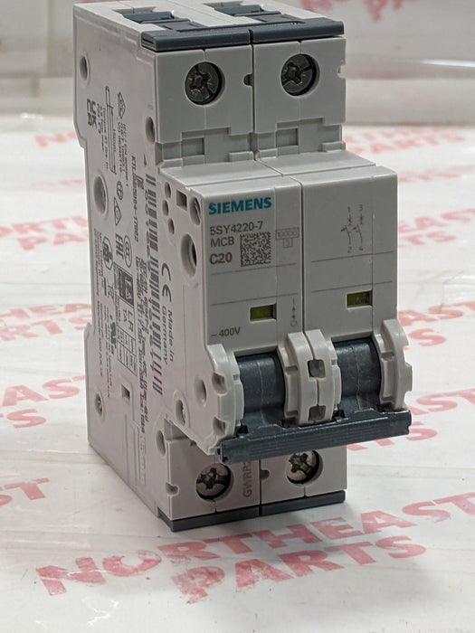 SIEMENS Circuit Breaker 5SY4220-7 - Northeast Parts