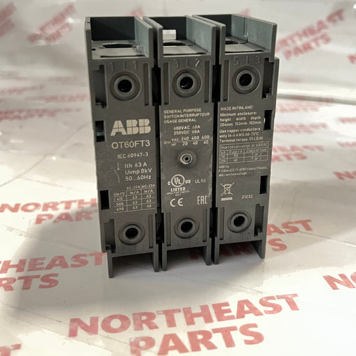 ABB Switch-Disconnector OT60FT3 - Northeast Parts