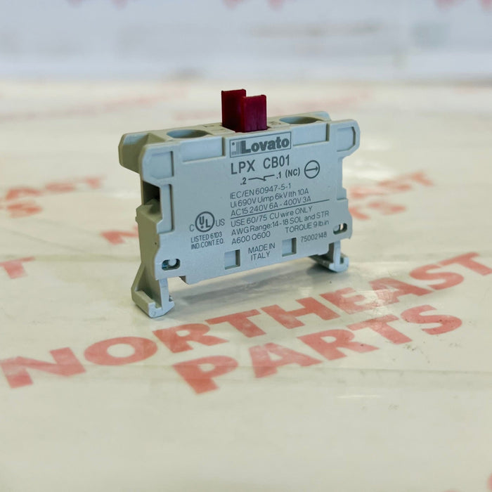 Lovato Electric LPXCB01 - Northeast Parts