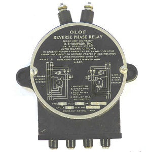 OLOF Type "A" Reverse Phase Relay - Northeast Parts