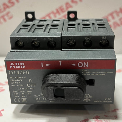 ABB Switch-Disconnector OT40F6 - Northeast Parts
