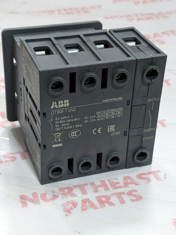 ABB Switch-Disconnector OT80FT4N2 - Northeast Parts