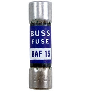 Cooper Bussmann Fast-Acting Midget Fuse BAF-15 - Northeast Parts