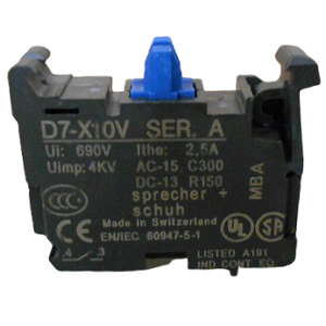 Sprecher + Schuh Contact Block D7-X10V - Northeast Parts
